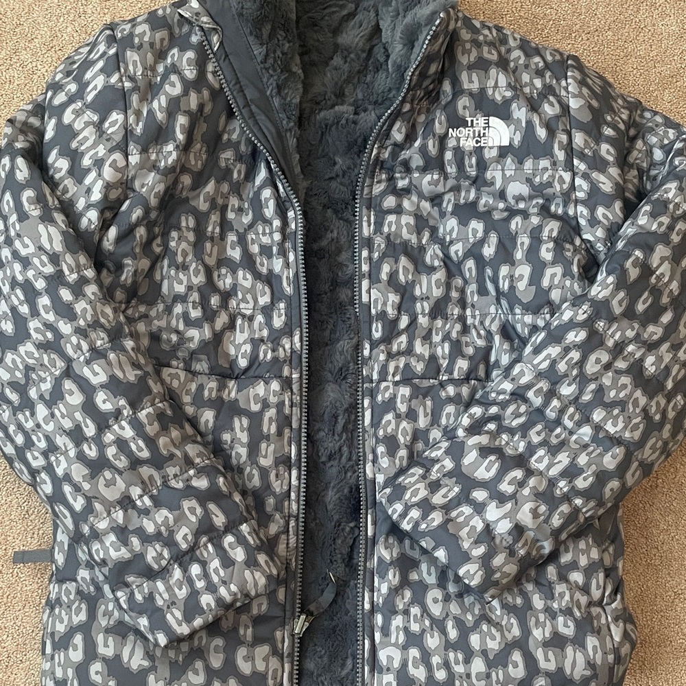 The North Face Gray Mossbud Reversible Jacket